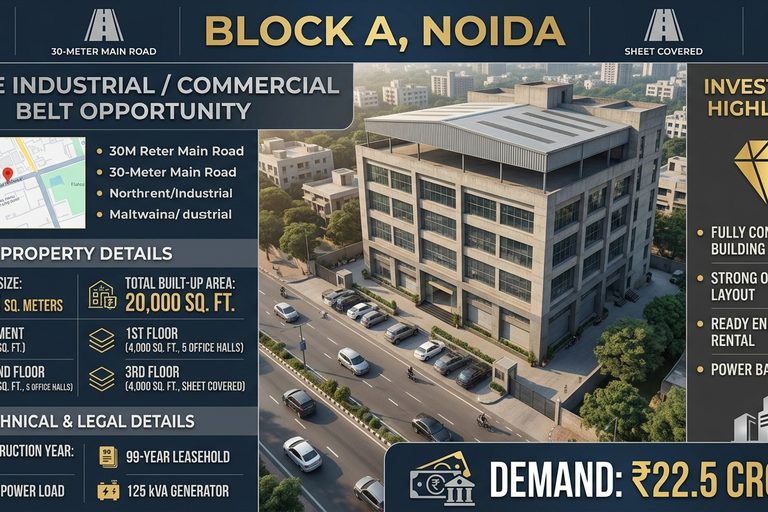Industrial Property for Sale – Block A, Noida 