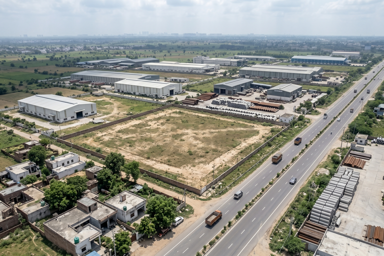 Highway Front Industrial Land For Lease / Sale in Hapur β Warehouse & Logistics Development Opportunity