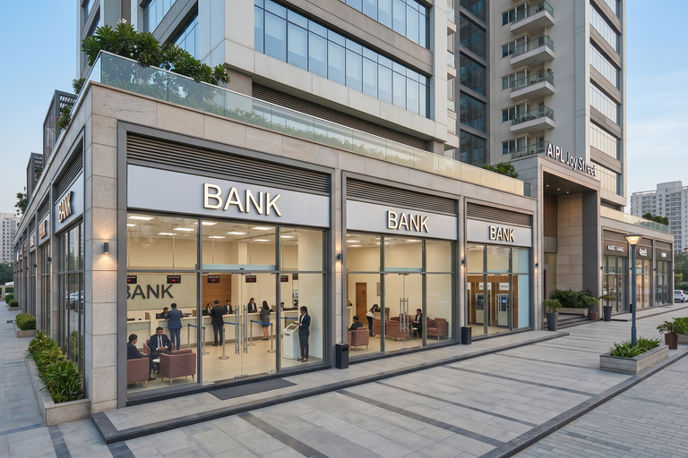 Pre-Leased Bank Retail Shops For Sale at AIPL Joy Street Sector 66 Gurgaon – Ground Floor High Street Investment