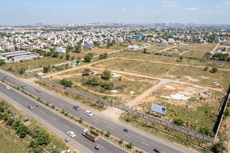 Prime Institutional / Commercial Land For Sale on NH-2 Faridabad – 10,000 Sq.Yards Near Delhi Border