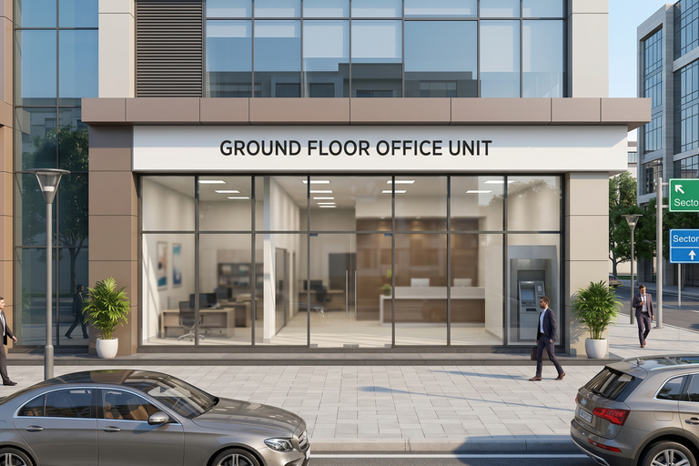 Pre-Leased Bank Property For Sale in Sector 30 Noida – Ground Floor Rental Income Investment Asset