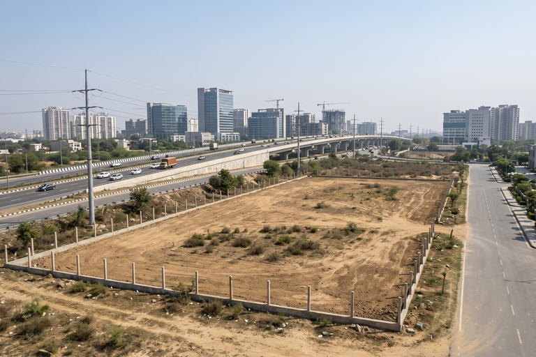 Premium Commercial Land For Sale in Sector 84 Gurgaon – High FAR Development Opportunity on Dwarka Expressway