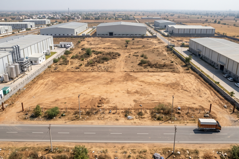 RIICO Food Park Industrial Land For Sale in Giloth Near Bhiwadi β 12,493 Sq.Mtr Industrial Plot