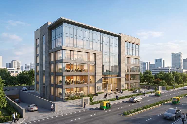 Commercial Office Building For Sale in Sector 44 Gurugram β High FAR Redevelopment Opportunity