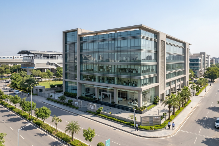 Pre-Leased Office Building For Sale in Sector 44 Gurugram β Near HUDA Metro Station, Approx. 1,000 Sq.Mtr