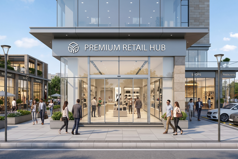 Pre-Leased Ground Floor Retail Investment For Sale in Noida – Premium Rental Income Asset