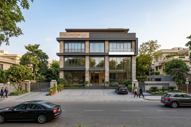 Ultra-Premium Standalone Commercial Building For Sale in Green Park Extension South Delhi – 36,000 Sq.Ft Freehold Asset