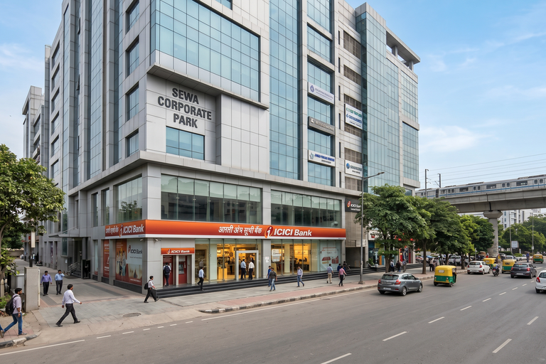 Rented Bank Retail Asset For Sale on MG Road Gurugram – Ground Floor Commercial Investment Opportunity