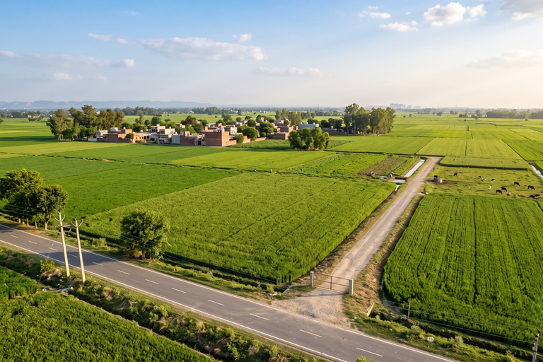 29 Acres Prime Agricultural Land for Sale Near New Chandigarh