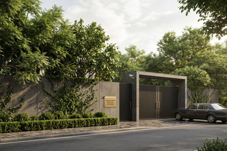 Ultra-Luxury Civil Lines Bungalow – Flagstaff Road | Delhi