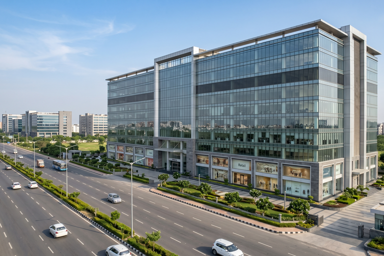 Grade-A Pre-Leased Commercial Building For Sale on Noida Expressway – Institutional Asset with Rental Upside