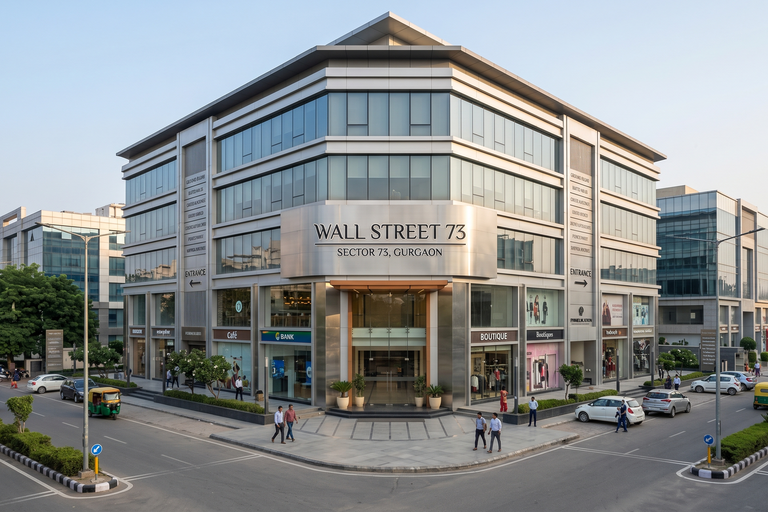 Premium Corner SCO For Sale at Wall Street 73 Sector 73 Gurugram – 3 Side Open Commercial Asset